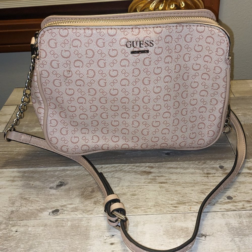 Guess Light Pink Crossbody Bag